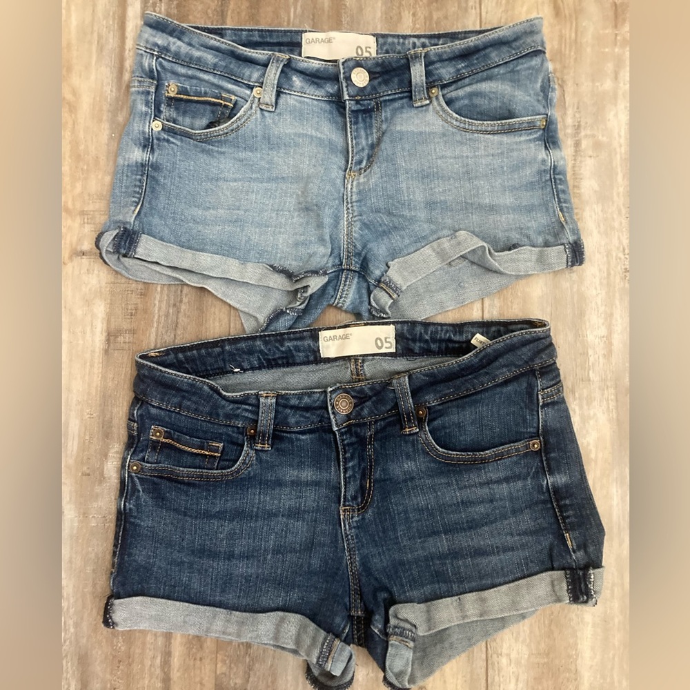 Garage Jean shorts- 2 pairs- size 5
